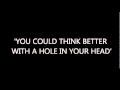 The Hoosiers - Cops and Robbers (Lyrics)