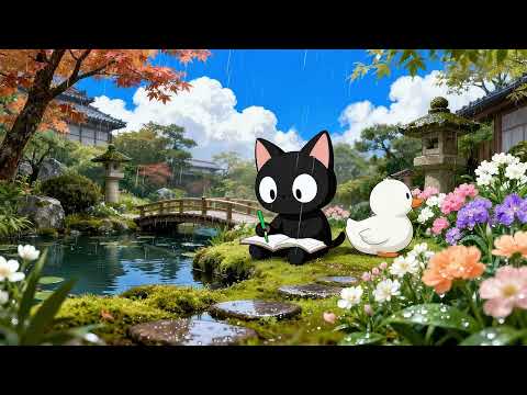 Soft garden bridges make quiet hearts feel lighter. 🌿 Garden Lofi • Study & Relax
