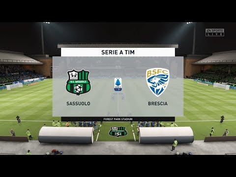 SASSUOLO VS BRESCIA(1st MARCH 2020) - (Matchday 26 PREDICTION) SERIE A - Full Match Gameplay