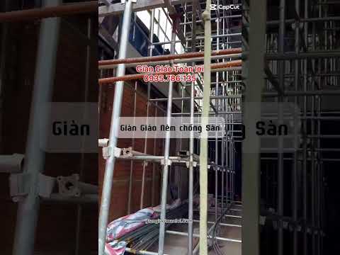 GIàn giáo Nêm chông sàn cho công trình ở Bình Tân