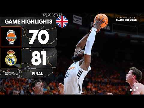 Valencia Basket - Real Madrid (70-81) GAME HIGHLIGHTS | Playoff Final Liga Endesa 2025