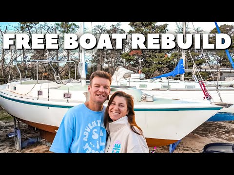 Restoring Our 1€ Abandoned Sailboat | The Refit Continues