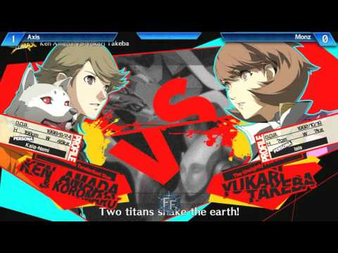 Persona 4 Arena Ultimax @ Frosty Faustings 2016 - Top 8 [720p/60fps]