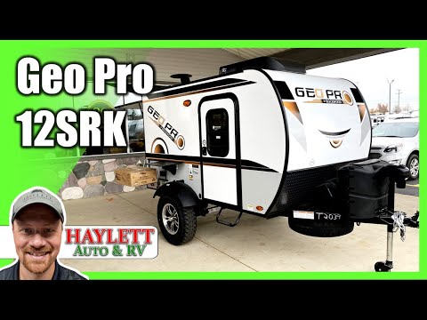 Jeep SUV Minivan Towable! 2021 Rockwood 12SRK Geo Pro Azdel Solar Off Road Ultralite Travel Trailer