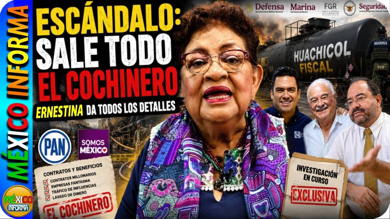 PASÓ ANOCHE. ERNESTINA GODOY DA TODOS LOS DETALLES DE ESTE COCHINERO. PAN Y SOMOS MÉXICO INDIGNADOS.