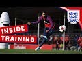 England shooting session with Kane, Defoe & Rashford | Inside Training