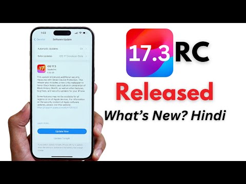 iOS 17.3 RC | iOS 17.3 RC Released - What’s New? Hindi