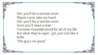 Cliff Richard - Girl You'll Be a Woman Soon Lyrics