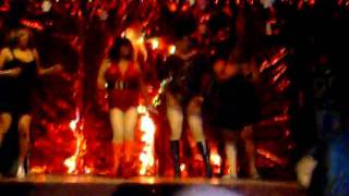 Miss Jackie Monroe & The Early Thursday Cast performing to Tina Turner