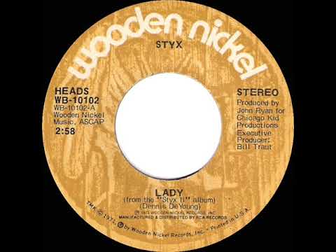 1975 HITS ARCHIVE: Lady - Styx (stereo 45)