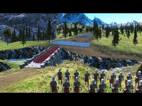 Romans Lay Siege to Castle Ultimate Epic Battle Simulator UEBS