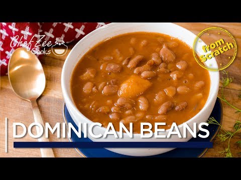 Dominican Beans From Scratch | Habichuelas Guisadas Dominicanas | Chef Zee Cooks