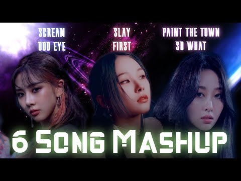EVERGLOW x LOONA x DREAMCATCHER [SLAY x PAINT THE TOWN x SCREAM] MASHUP ft. Stray Kids & Nick