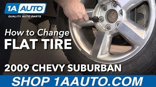 How to Change Flat Tire with Spare 07-14 Chevy Suburban
