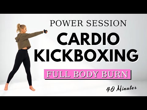 🔥CARDIO KICKBOXING for FAT BURN & WEIGHT LOSS🔥ALL STANDING🔥NO JUMPING🔥NO REPEAT🔥POWER SESSION🔥