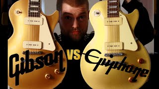Video thumbnail for Goldtop Les Paul Comparison - Gibson Les Paul Standard P90 vs Epiphone ´56 Model P90 by Philip Czarnecki