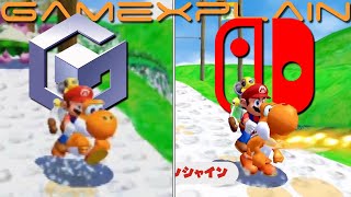 More Super Mario Sunshine: Mario 3D All-Stars Graphics Comparisons (Switch vs. GameCube)
