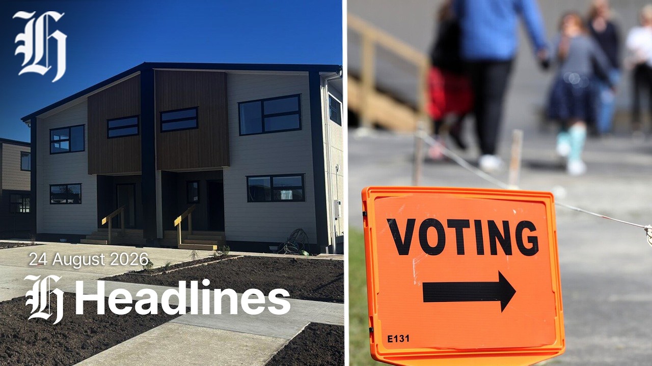 NZ Herald Afternoon Headlines  | Monday, August 24, 2026