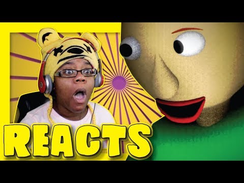 Slender Man vs Baldi's Basics by Video Game Rap Battles | Song Animation Reaction