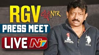 Ram Gopal Varma Press Meet LIVE | Lakshmi’s NTR