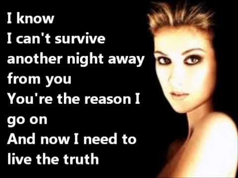 Significato della canzone I surrender di Celine Dion