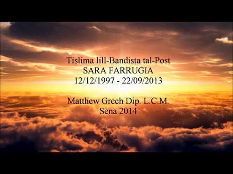 Tislima lill Bandista tal Post SARA FARRUGIA - [ A.D. 2014 ] - Matthew Grech Dip. L.C.M.