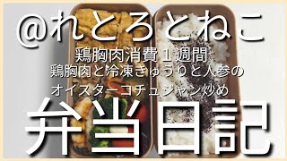 前日作り置き弁当日記です