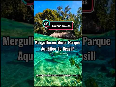 CALDAS NOVAS: Maior Parque Aquático do Brasil! 😱  Turismo Destinos incríveis viagens Brasil roteiros