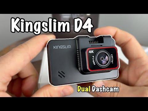 Kingslim D4 Dual Dashcam - Overview and Driving Footage