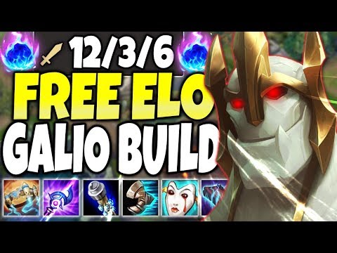 FREE ELO GALIO SEASON 10 BUILD! HOW TO PLAY GALIO & CARRY! TOP LoL Galio vs Malphite s10 Gameplay