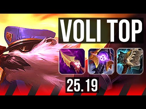 VOLIBEAR vs DARIUS (TOP) | 12/1/5, 9 solo kills, Legendary | EUW Master | 25.19