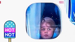 Prince George Looks Eager to Get on the Plane Home and Will & Kate Unveil a Statue: ROYAL TOUR ENDS