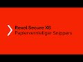 Papiervernietiger Rexel Secure X6 snippers 4x40mm