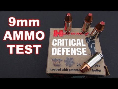 Hornady Critical Defense .380 ACP 90 gr Ammo Test