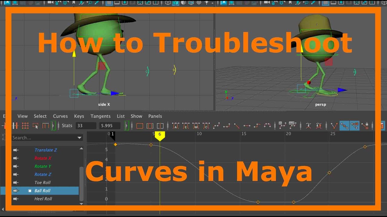 Troubleshooting Animation Curves in Maya