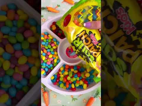 ASMR Jelly Bean Platter 🫘 #short #shorts #asmr #platter #jellybean #easter #candy #candyfunhouse