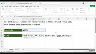 VLOOKUP and IFERROR Function Together in Excel and Google Sheet. Is there is any difference?