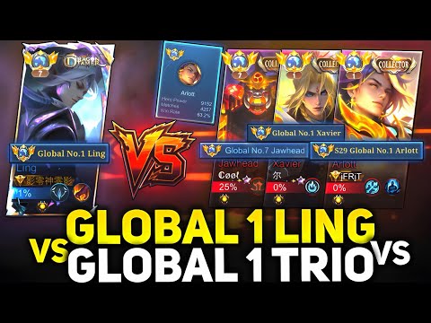 GLOBAL #1 LING vs GLOBAL #1 TRIO | MLBB 