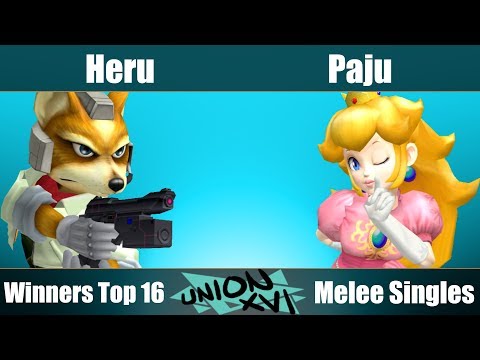 UnionXVI - Paju (Peach) Vs. Heru (Fox) - Winners Top 16 - Melee