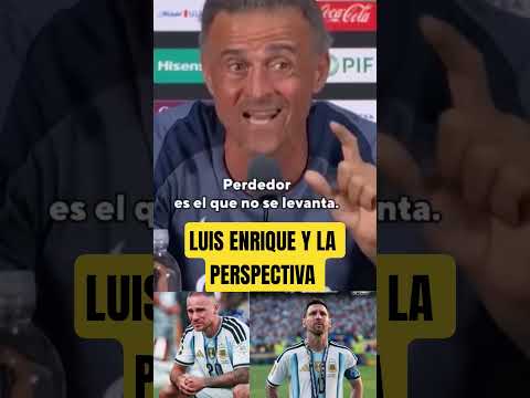 💥LUIS ENRIQUE Y LA PERSPECTIVA EN LA DERROTA #mundial2026 #argentina #shorts #futbol