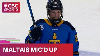 PWHL Mic'd Up: ‘Get OUT of my way’, Toronto Sceptres’ Emma Maltais | #CBCSports