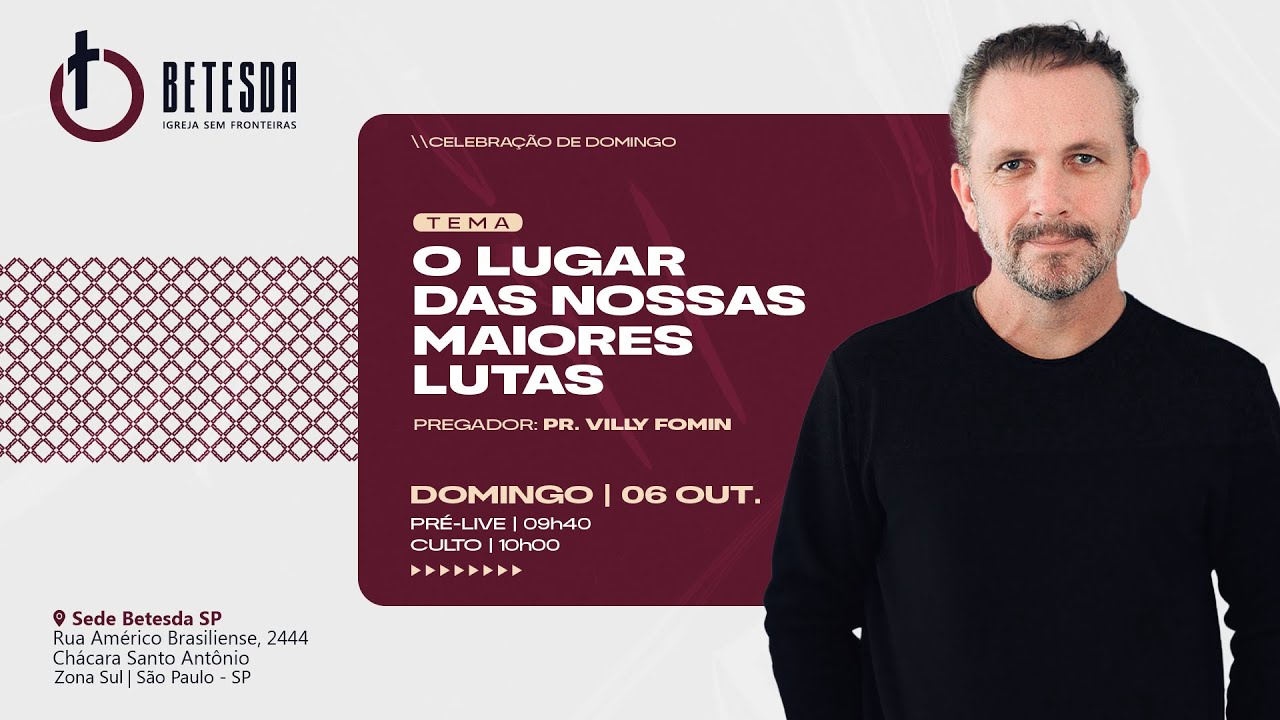 O LUGAR DAS NOSSAS MAIORES LUTAS | VILLY FOMIN | 6/10/24