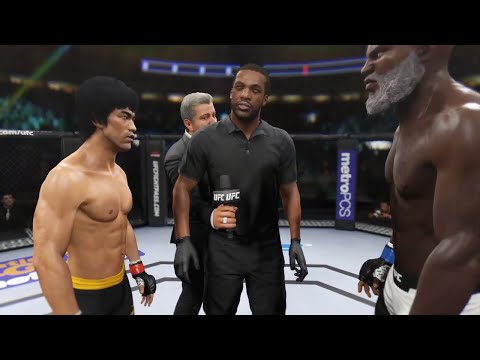Bruce Lee vs. Black Zeus - EA Sports UFC 2 - EPIC FIGHT