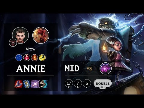 Annie Mid vs Vel'Koz - EUW Grandmaster Patch 10.3
