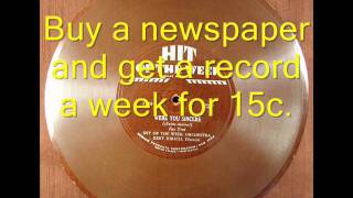 WERE YOU SINCERE by Bert Hirsch HIT OF THE WEEK