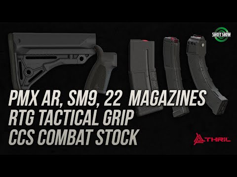 Thril PMX Magazines, RTG Tactical Grip, CCS Competition Stock - SHOT Show 2020