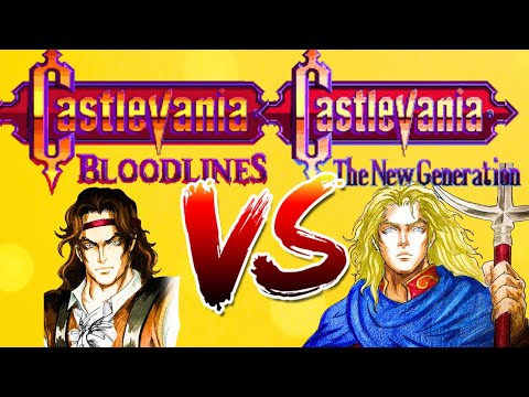 REAL TIME RACE! Castlevania BLOODLINES VERSUS THE NEW GENERATION! #castlevania #konami #belmont