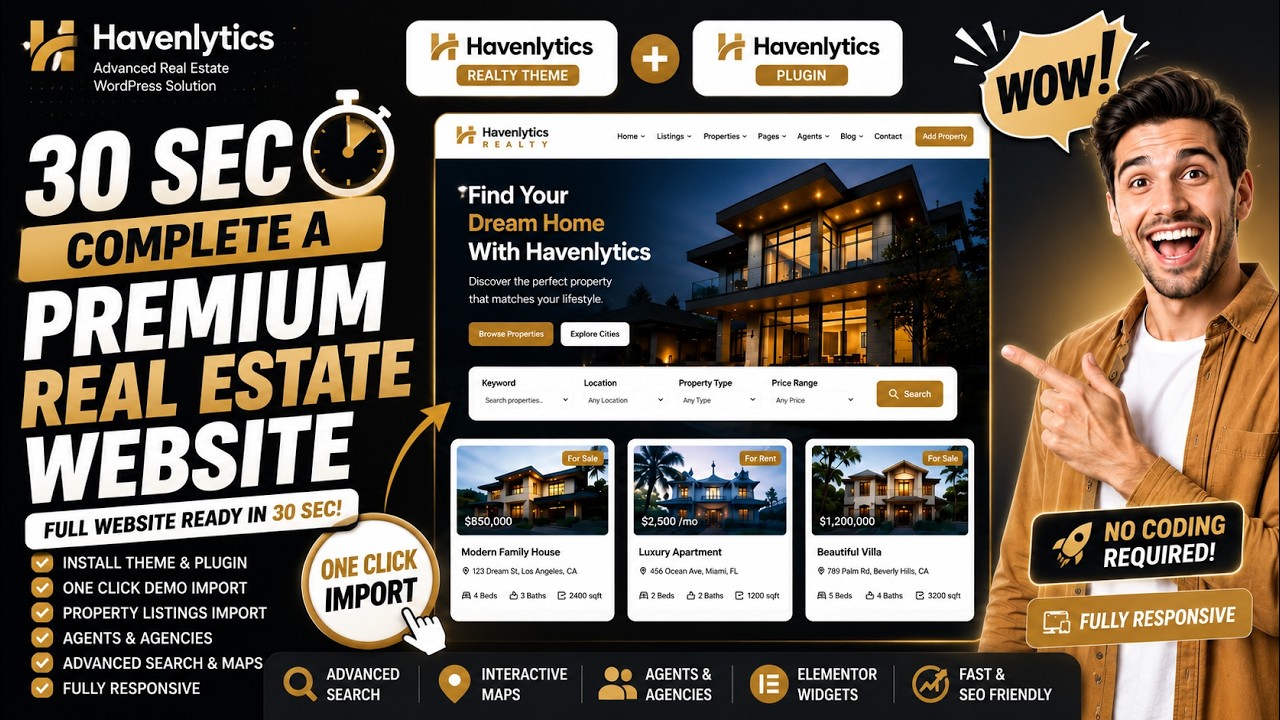 Havenlytics 30-second setup tutorial thumbnail