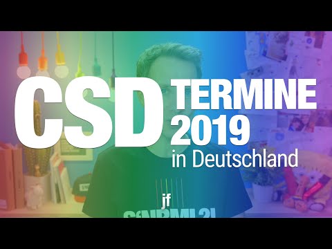 Alle CSD Termine Deutschland 2019 | jungsfragen.de