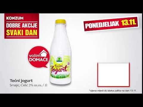 Konzum BiH super akcija 13.11.2017.